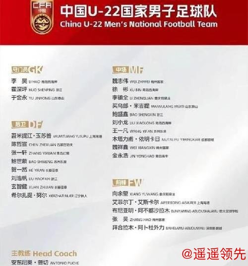 U23男足亚洲杯名单公布 王钰栋、拜合拉木领衔