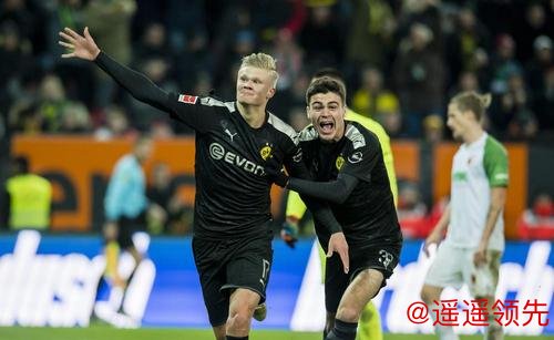 德甲-哈兰德替补首秀戴帽 多特5-3逆转奥格斯堡